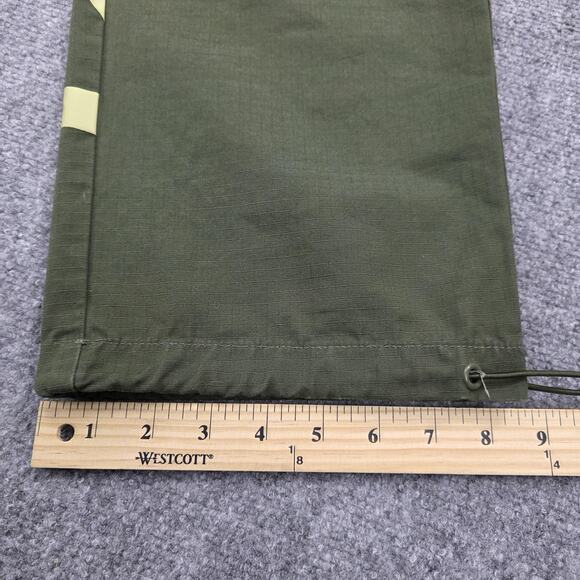 Minus Two Pants Mens Medium Green Cargo Graffiti Streetwear Utility Skate Y2K - Picture 7 of 16